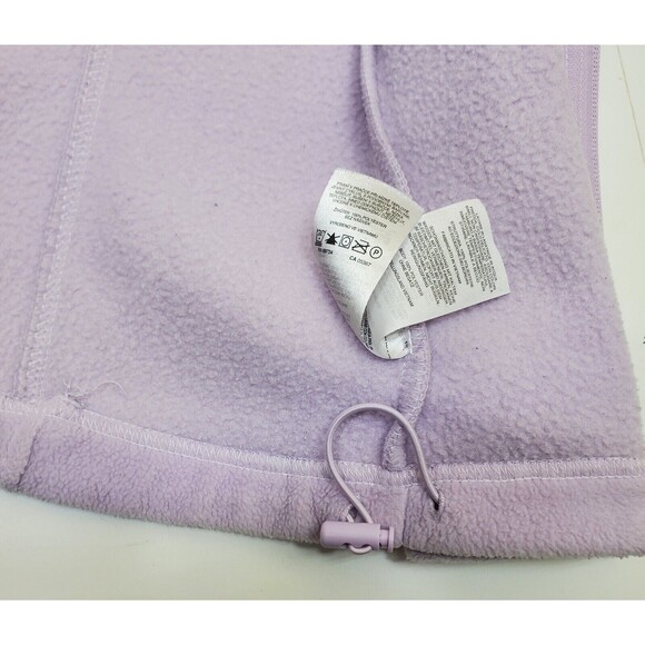 Columbia Fleece Full Zip Up Light Violet Purple Jacket Women Medium - Picture 9 of 13